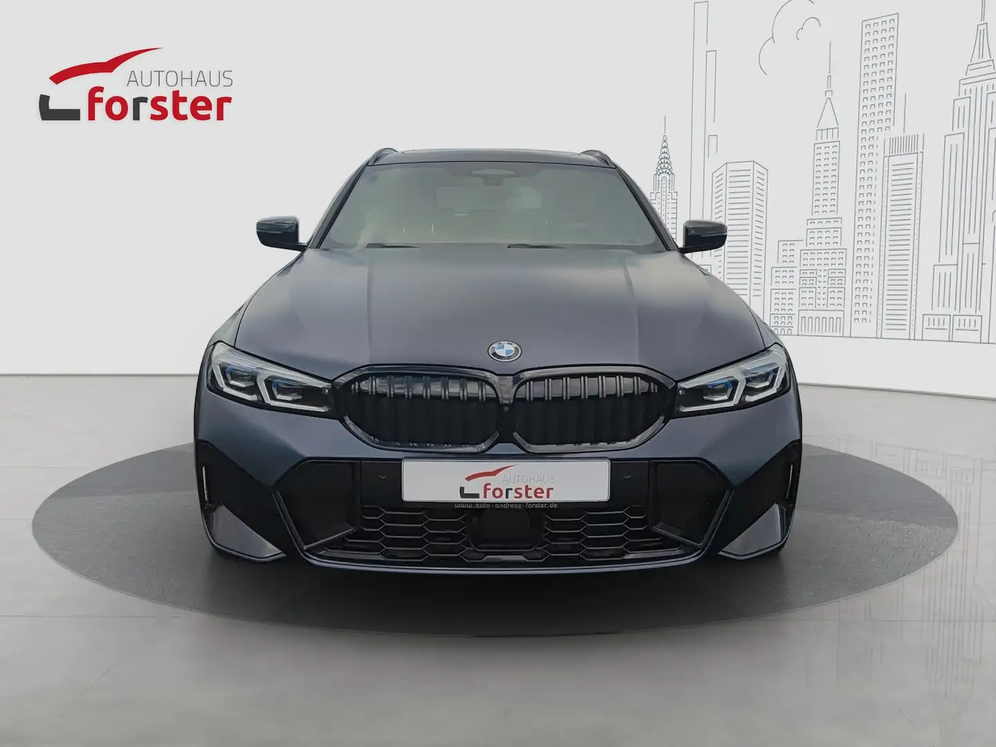 BMW 320 320d xDrive M Sport Frozen Tanzanite blue met. Bleu - 2