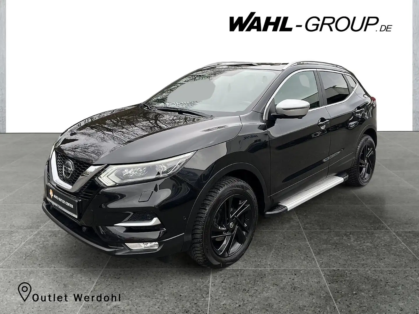 Nissan Qashqai TEKNA 4x2*NAVIGATION*PANO-DACH*LED*BOSE*AHK*360°-K Zwart - 1