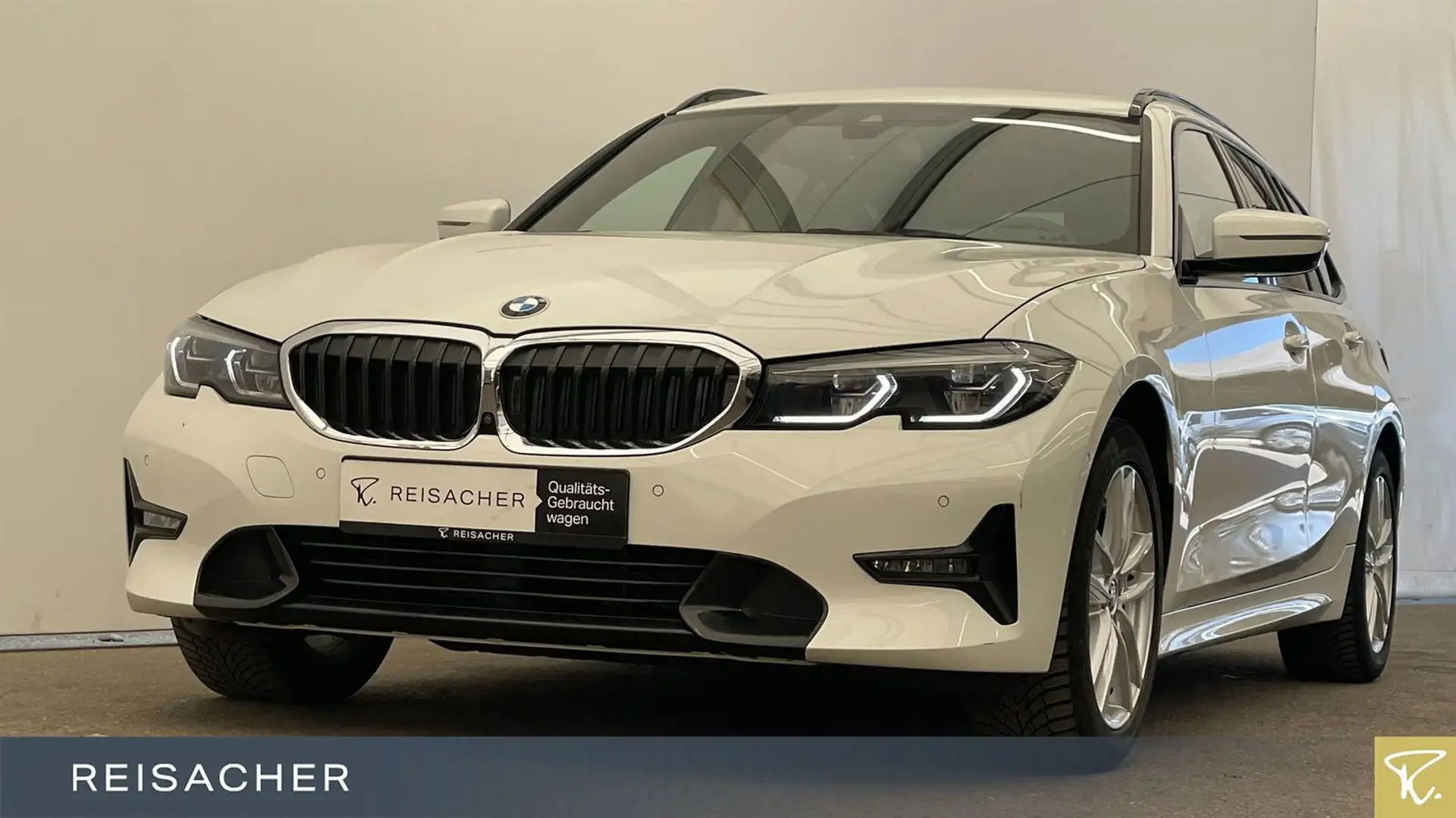 BMW 320 d xDrive Tou A SportLine Laser 360 H&K SHZ 18 Weiß - 1