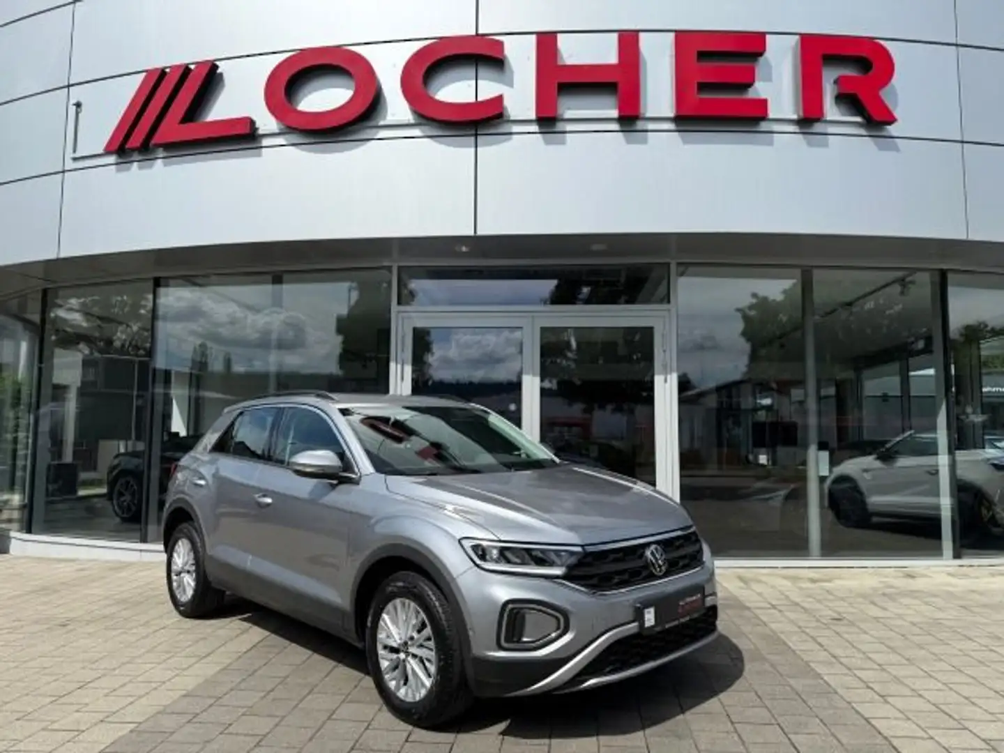 Volkswagen T-Roc T-ROC Life 1.0 TSI ACC LED Lane Assist DAB CarPl Silber - 1