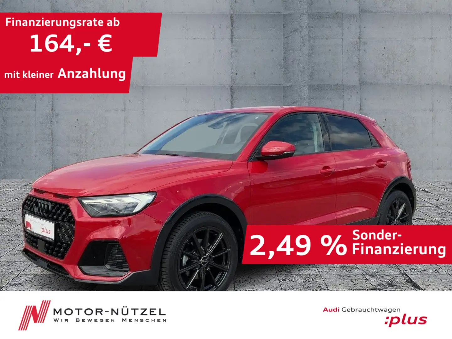 Audi A1 30 TFSI S-TR LED+NAVI+2xPDC+ACC+17" Rot - 1