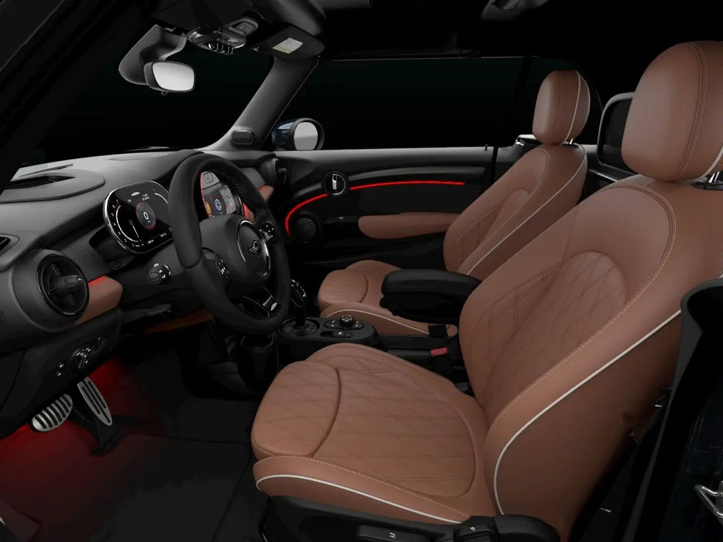 MINI John Cooper Works Cabrio *HUD*Leder*Kamera* Schwarz - 2