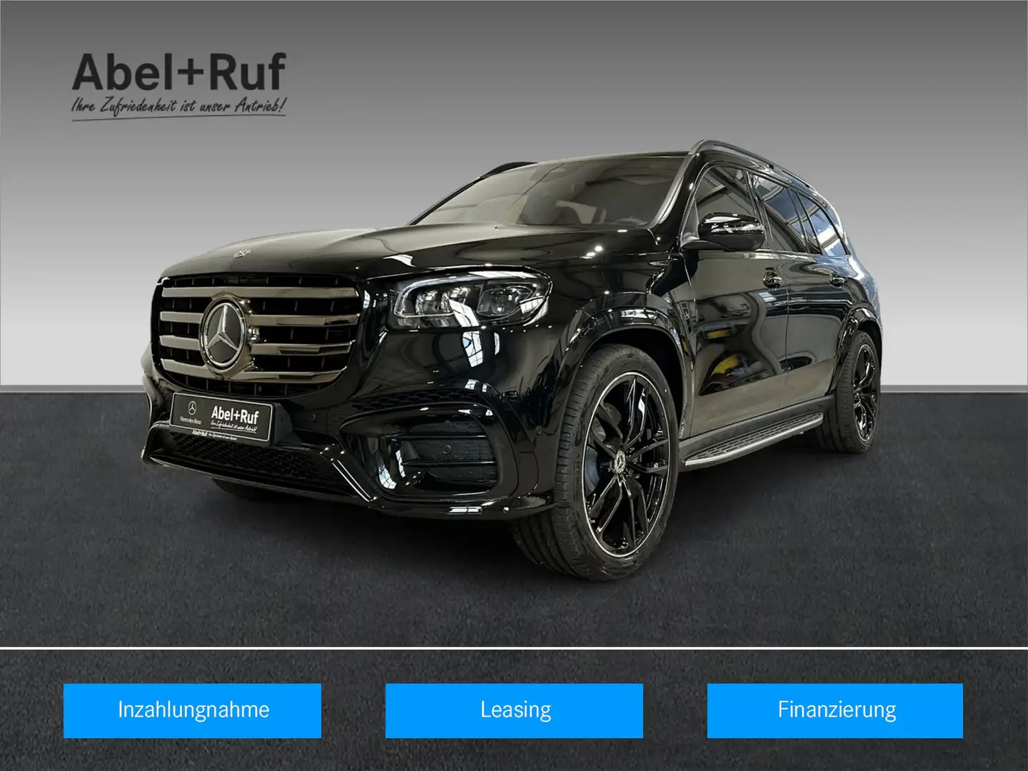Mercedes-Benz GLS 450 d 4M AMG+MULTI+DIST+Burm+HuD+StHz+AHK+360 Noir - 1