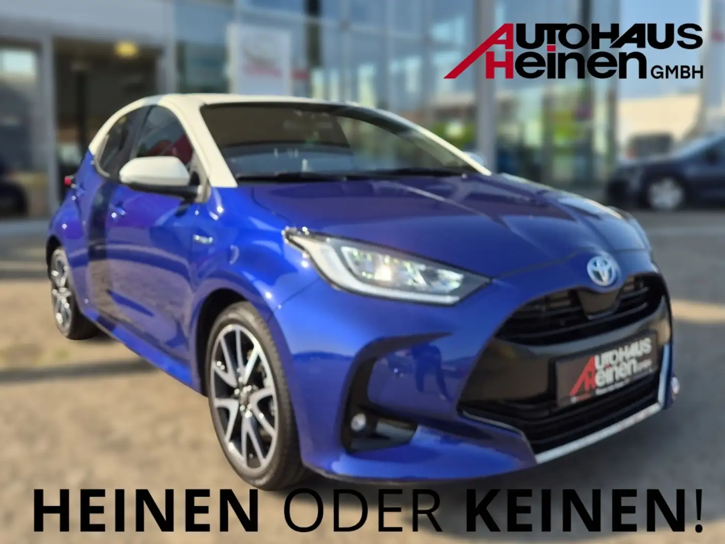 Toyota Yaris Hybrid Style 1.5 Dual-VVT-iE HUD LED Apple CarPlay Bleu - 1