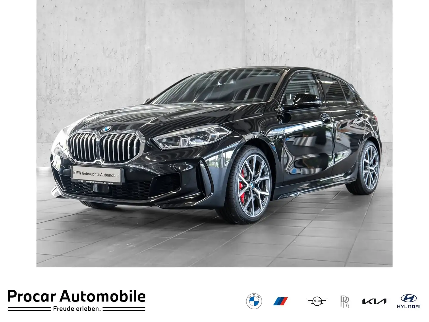 BMW 128 ti HATCH HUD PANO ACC RFK NAVI LED PDC V+H Schwarz - 1