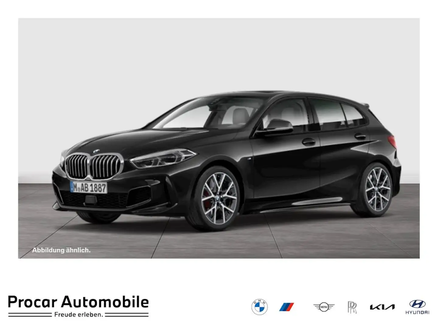 BMW 128 ti HATCH HUD PANO ACC RFK NAVI LED PDC V+H Schwarz - 1