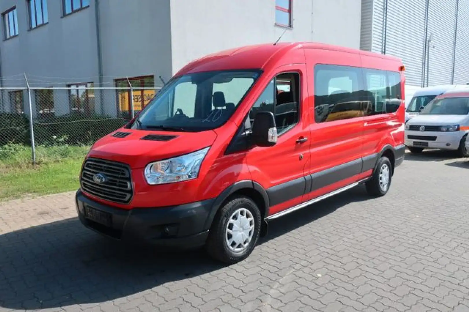 Ford Transit 350 L3 /Klima/Rampe/7 Sitze/Smartfloor Rot - 1
