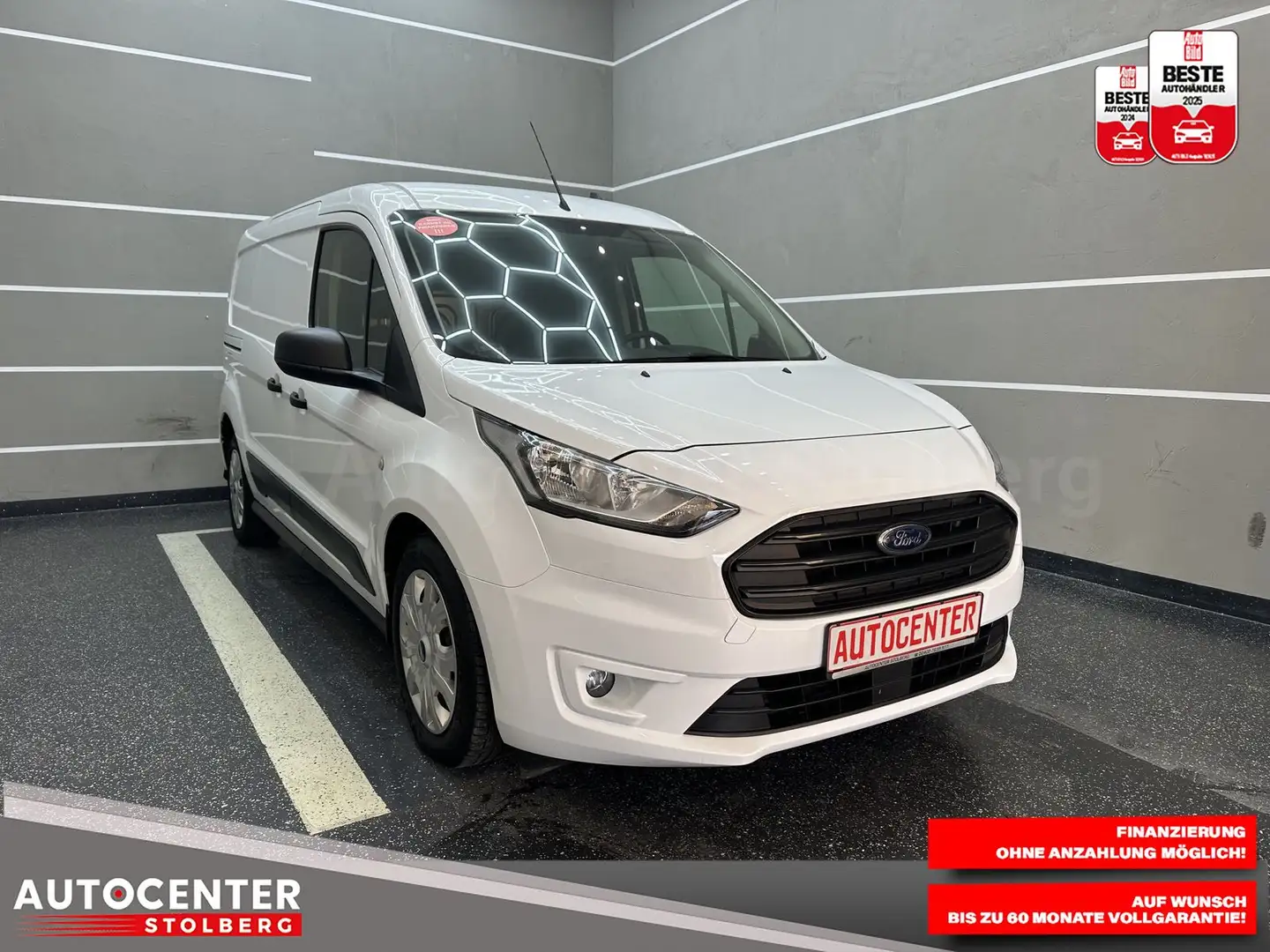 Ford Transit Connect Kasten lang Trend "WENIG KM-BLUE Blanc - 2