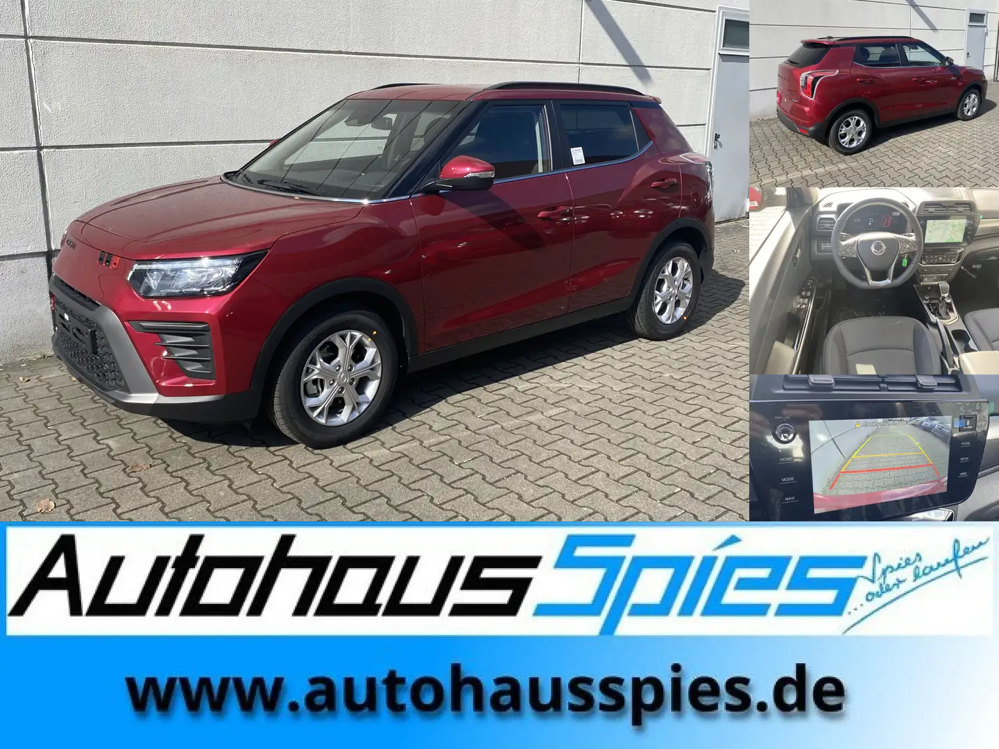 SsangYong Tivoli Tivoli 1.5 T-GDI 2WD AT SoMo Red DigiTacho Nav RK Rot - 1