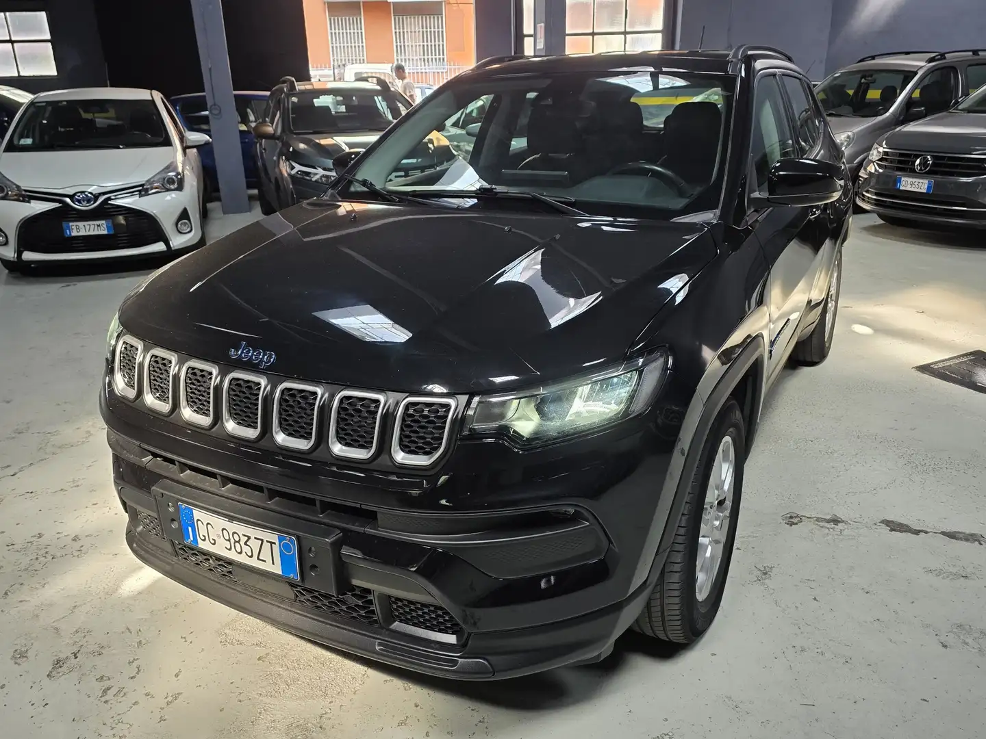 Jeep Compass 1.3 TURBO T4 PHEV LIMITED 4XE PELLE NAVI TELECAMER Nero - 2