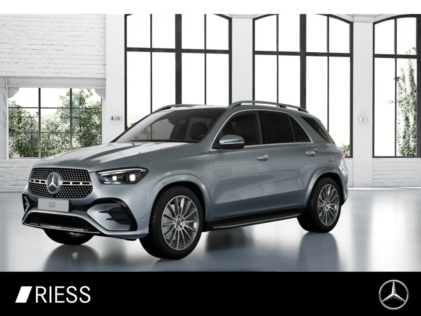 Mercedes-Benz GLE 350 de 4M AMG Sport Distr AHK Pano Airm 21" Silber - 1
