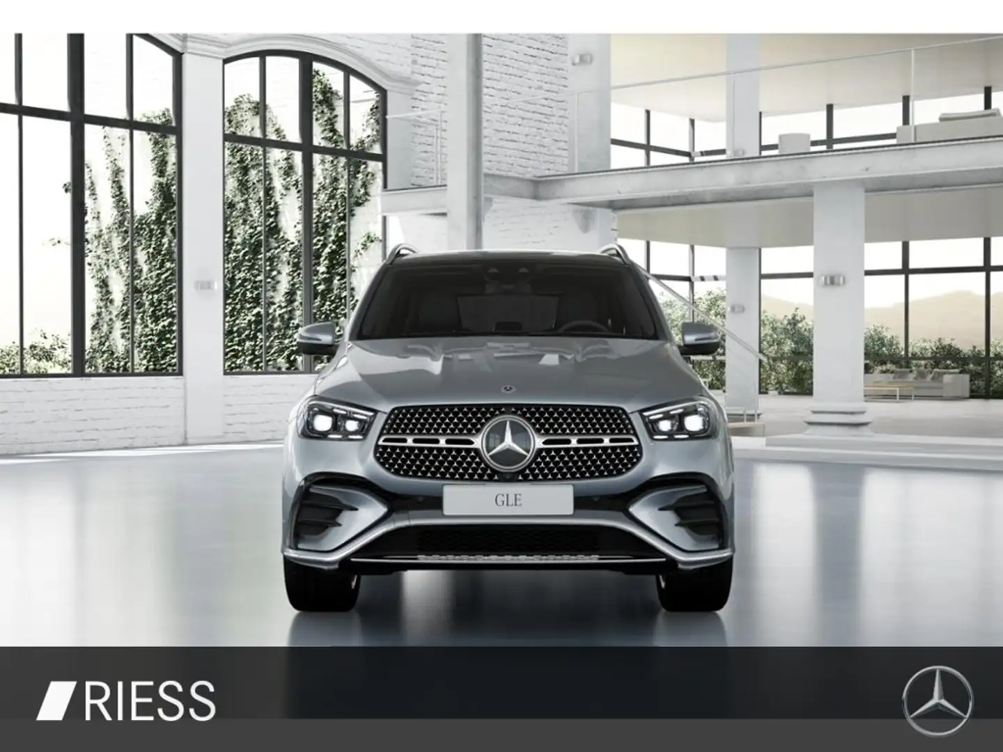 Mercedes-Benz GLE 350 de 4M AMG Sport Distr AHK Pano Airm 21" Silber - 2