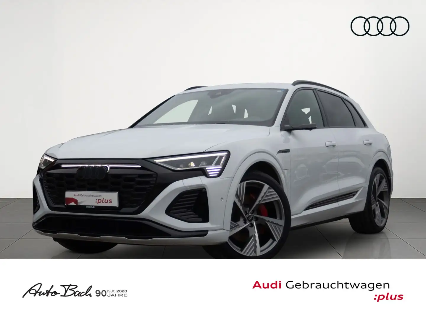 Audi Q8 e-tron S line 55 qu. Navi HuD Panorama B&O AH Weiß - 1