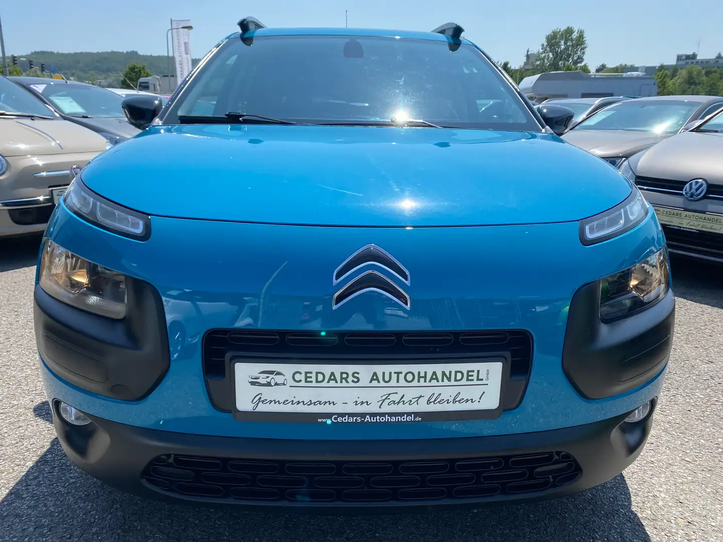 Citroen C4 Cactus 1.2 PureTech Shine Navi Kamera Bergassist Tempomat Mavi - 2