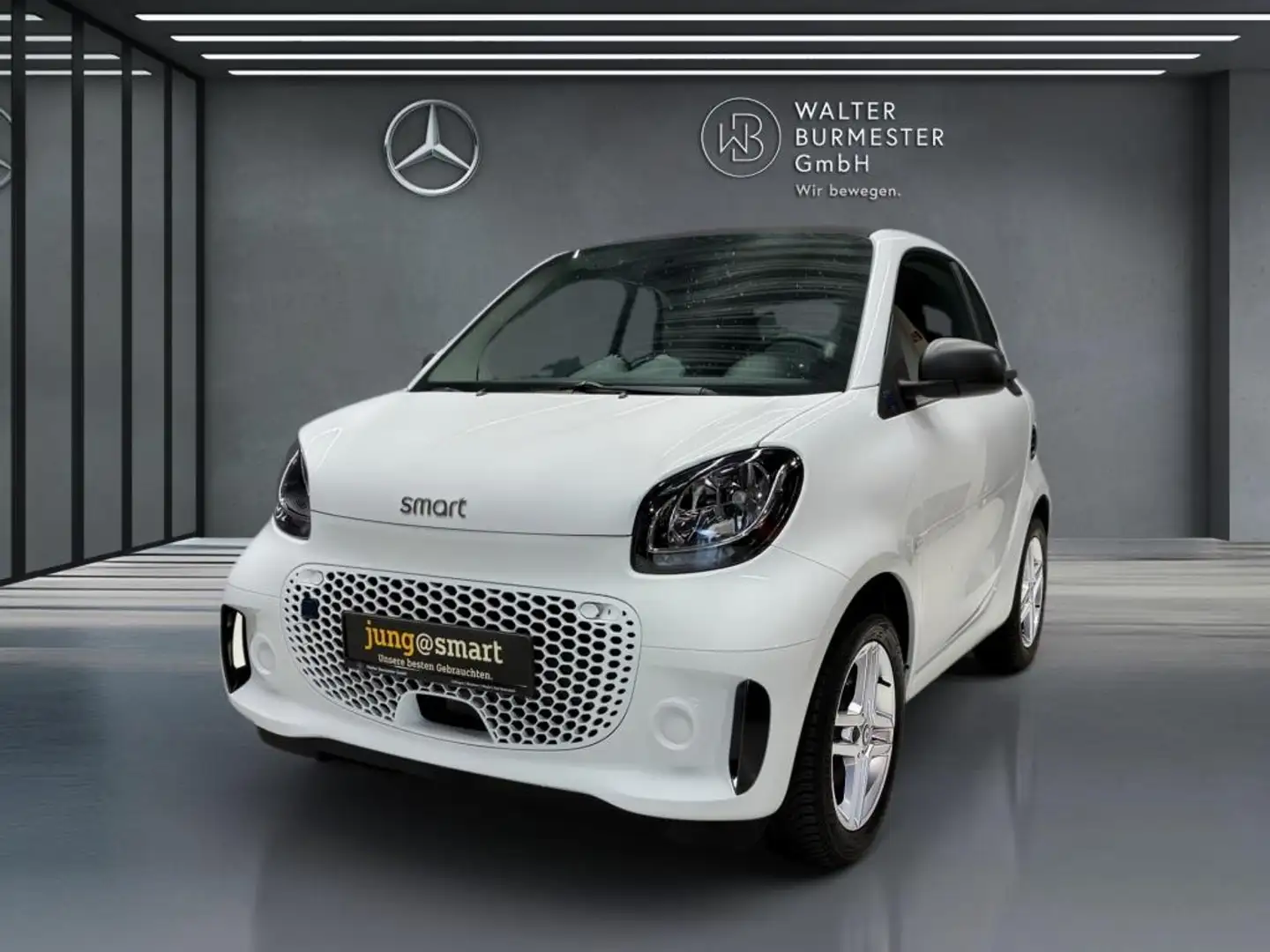 smart forTwo EQ  Klima+Tempomat+SHZ+22KW-Bordl.+GJR Weiß - 2