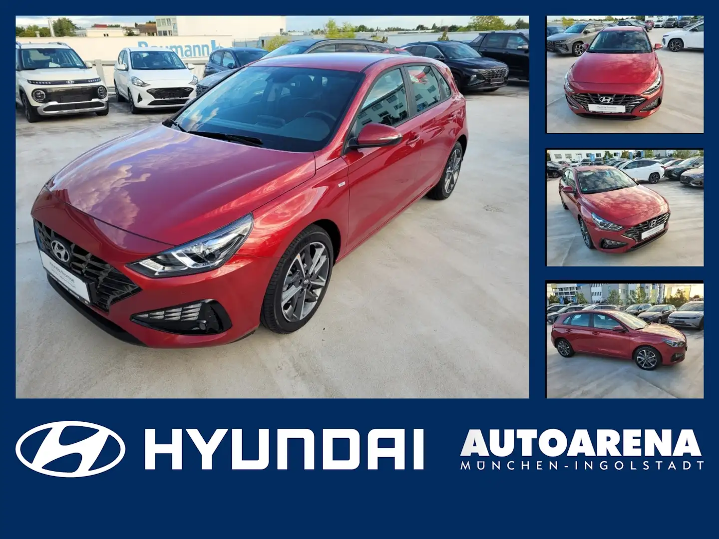 Hyundai i30 1.0 T-GDI Trend Sitzheizung, Android AUto Rouge - 1