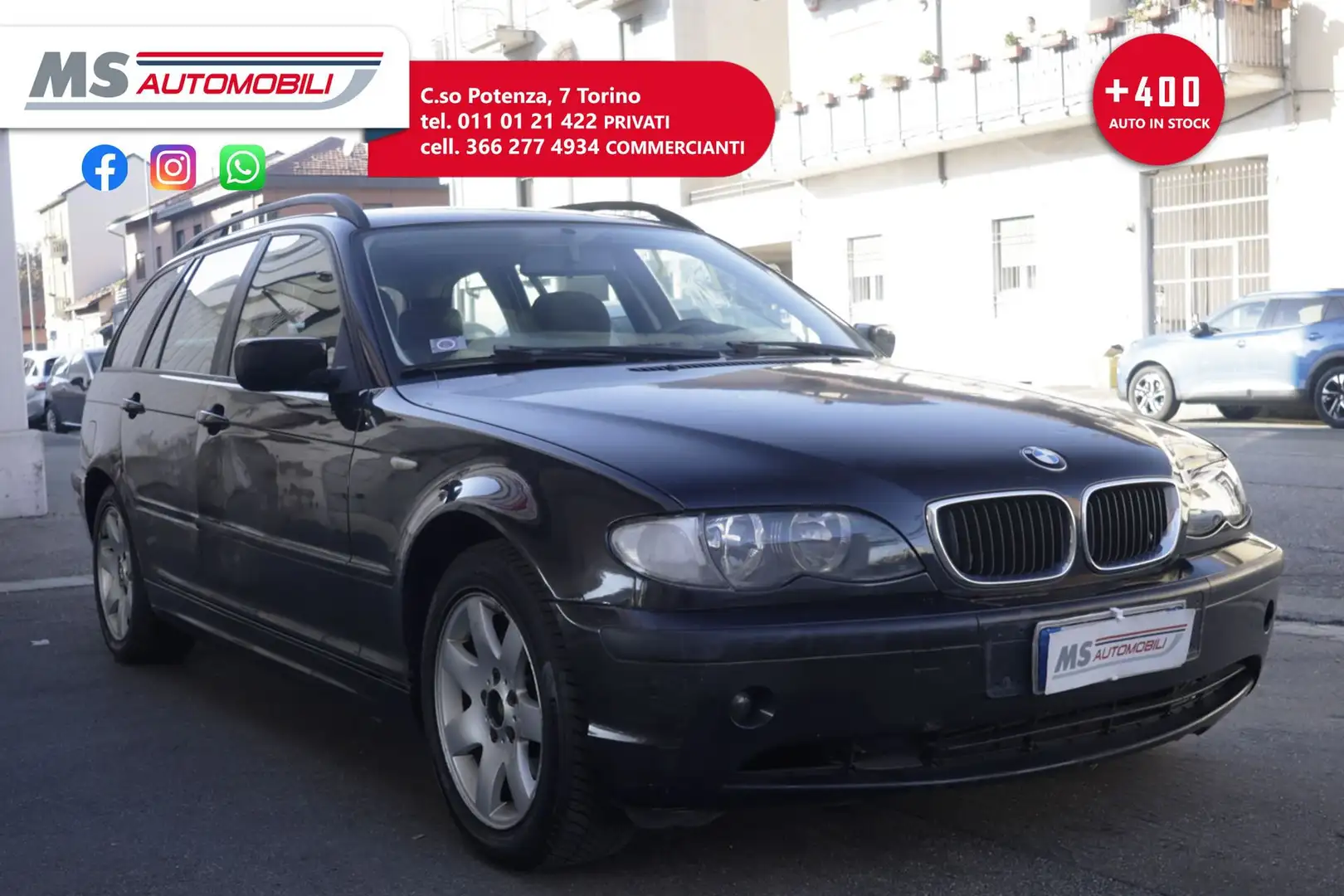 BMW 320 BMW Serie 320d turbodiesel Touring Futura Unicopr Noir - 1