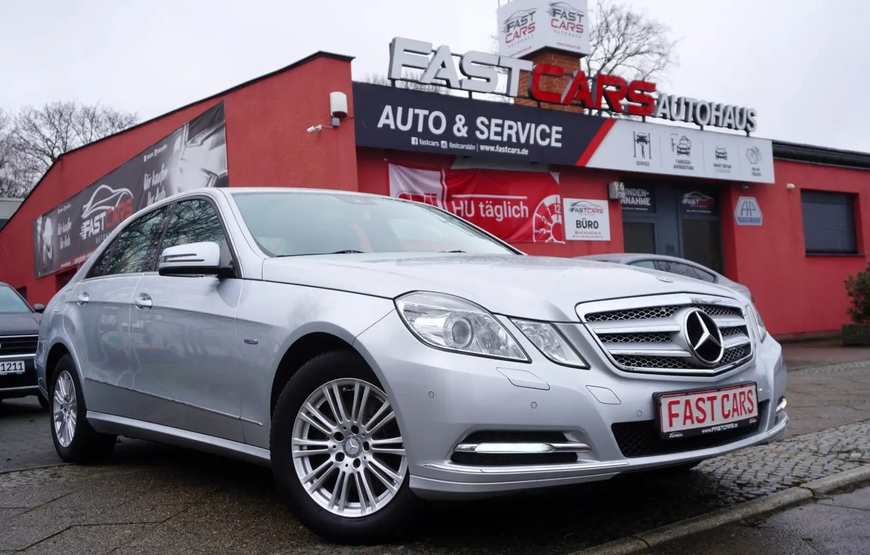 Mercedes-Benz E 350 CGI BlueEfficiency Elegance Kamera Navi SD Zilver - 1