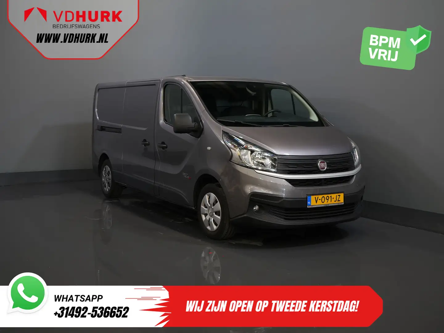 Fiat Talento 1.6 MJ 125 pk L2 BPM VRIJ! Camera/ PDC/ Trekhaak/ Gris - 1