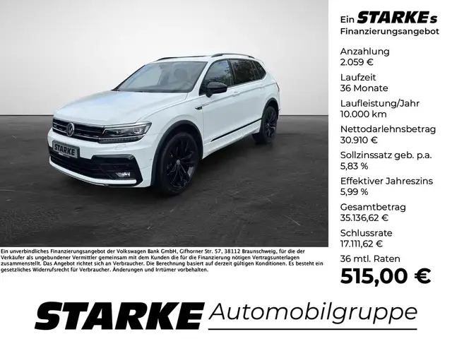 Volkswagen Tiguan Allspace 2.0 TDI DSG 4M R Line Black Style