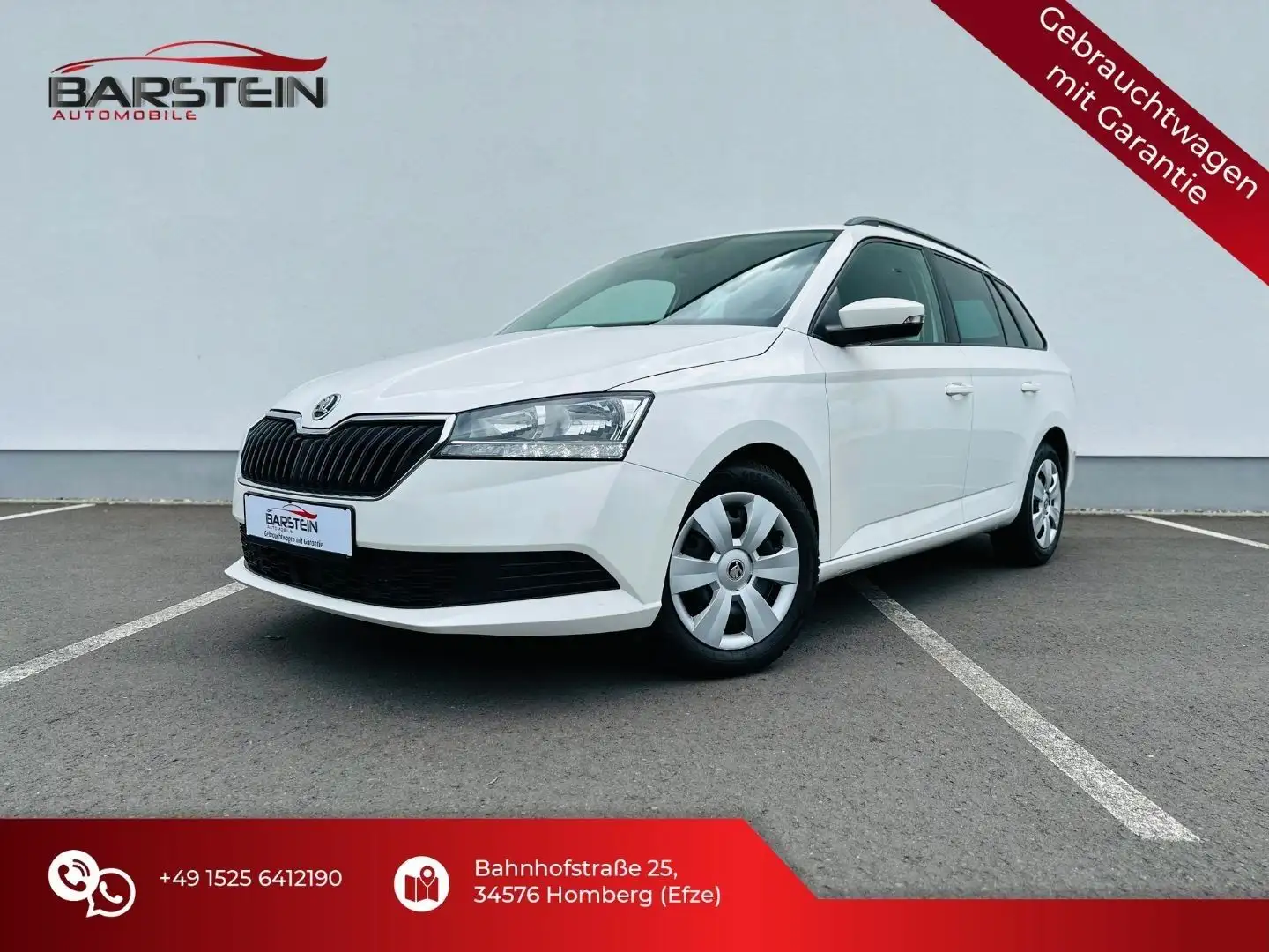Skoda Fabia FABIA KOMBI/AUTOMATIK/NAVI/TOP ZUSTAND Weiß - 1