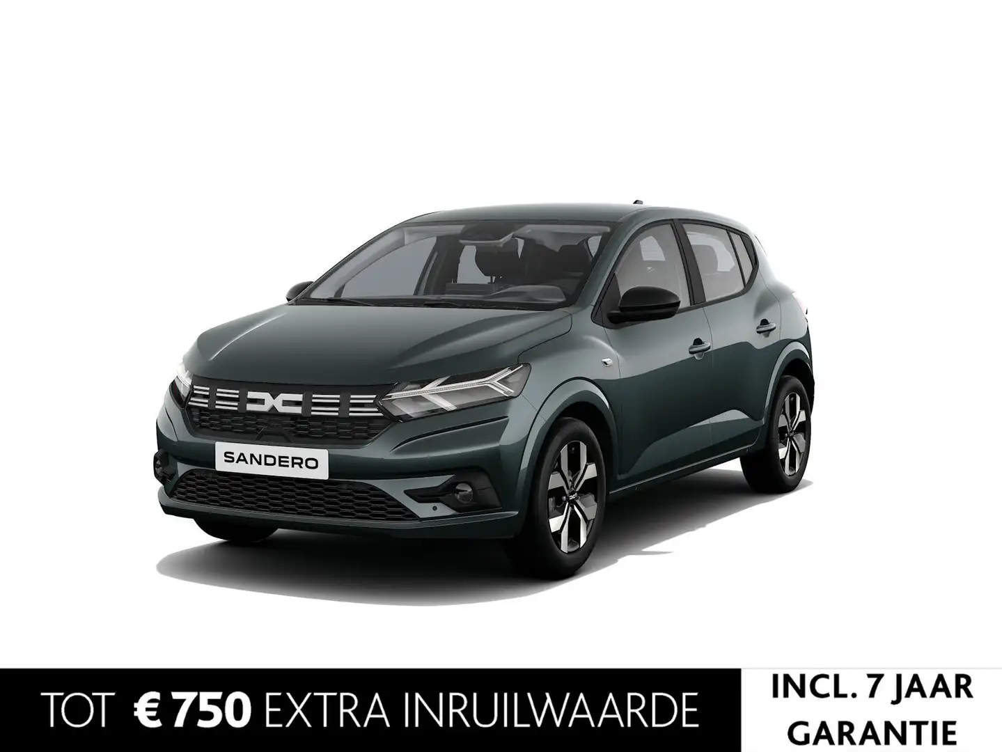Dacia Sandero TCe 90 5MT Journey | Achteruitrijcamera | Bekledin Groen - 1