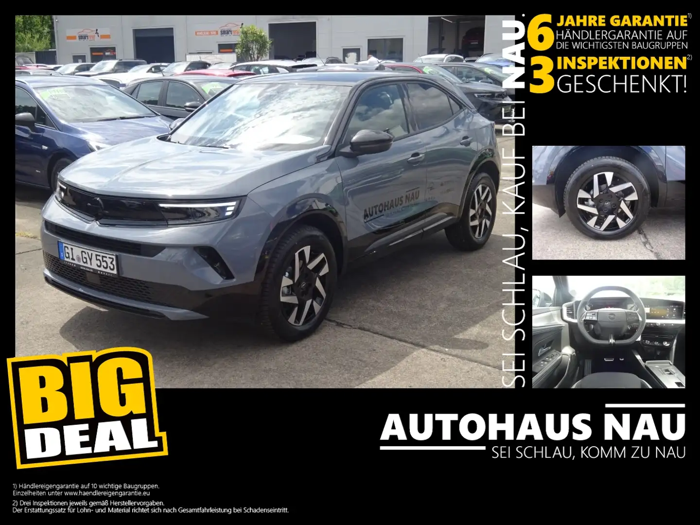 Opel Mokka 1.2 Turbo GS Inspektionspaket BigDeal! Grau - 1