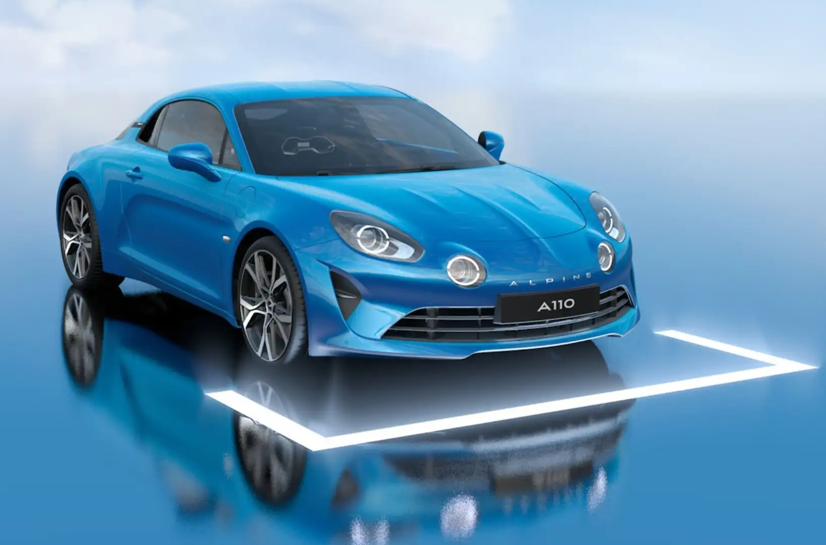 Alpine A110 - 2024/2 Rückfahrkamera PDC KLIMA ABS Blau - 1