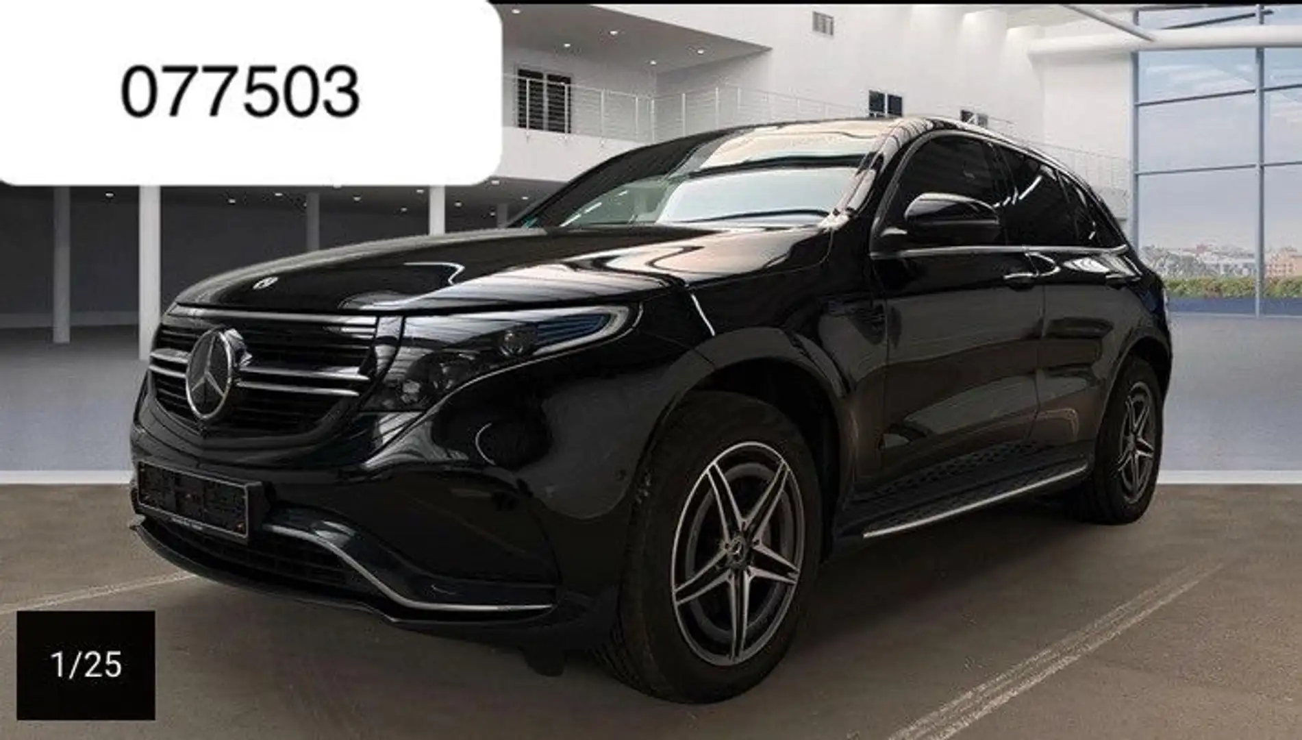 Mercedes-Benz EQC 400 400 4M 2x AMG Line Multib Widescr 360 Distr+ Schwarz - 1