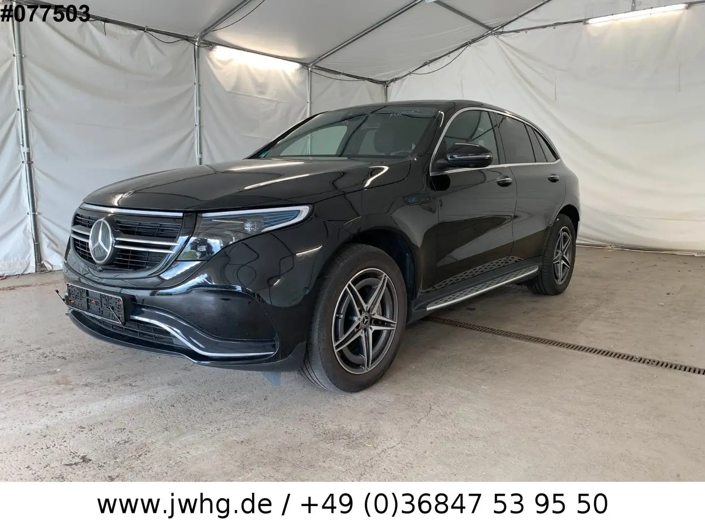 Mercedes-Benz EQC 400 400 4M 2x AMG Line Multib Widescr 360 Distr+ Schwarz - 1