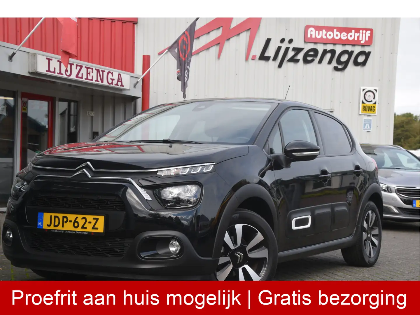Citroen C3 1.2 PureTech Shine Carplay | LED | LMV 17 | Clima Zwart - 1