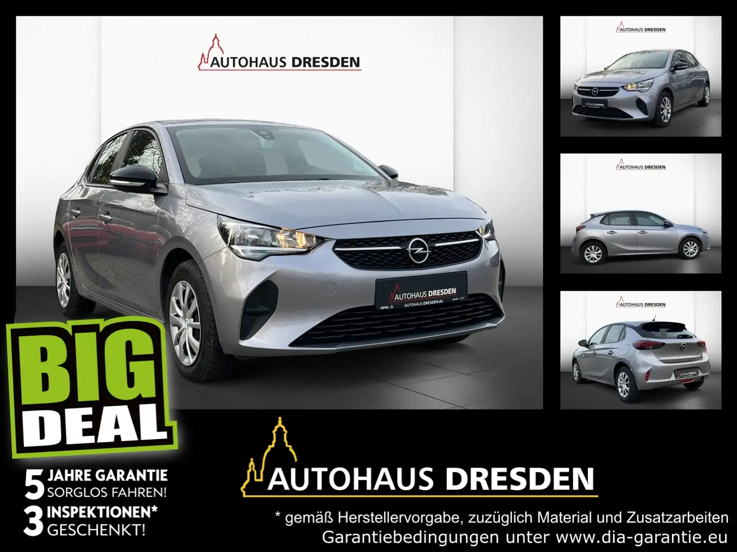 Opel Corsa F 1.2 Edition SpurH Grigio - 1