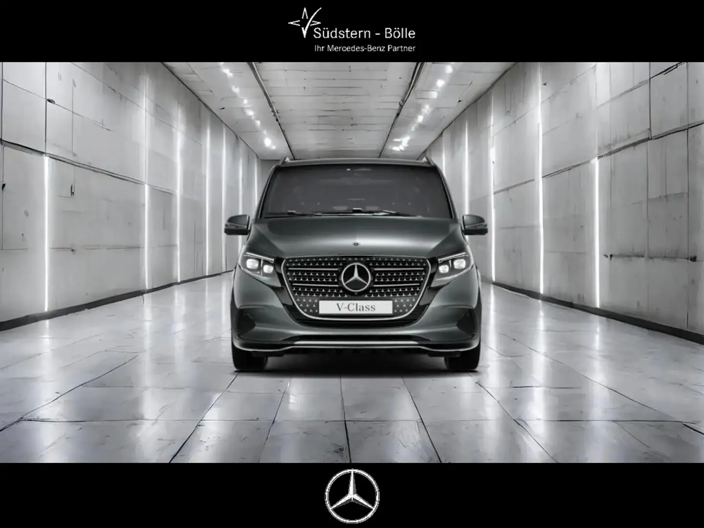 Mercedes-Benz V 300 d 4MATIC AVANTGARDE Lang +SHZ+STANDH+AHK Grigio - 2