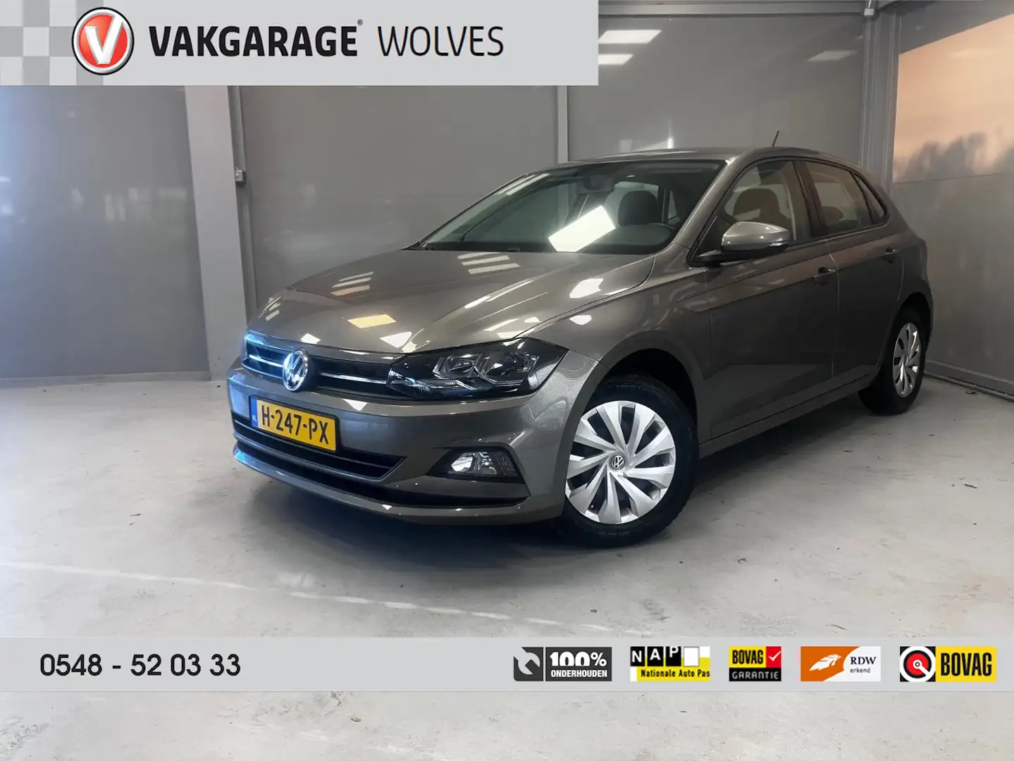 Volkswagen Polo Comfortline 1.0TSi DSG | Navigatie | Apple Carplay Grijs - 1