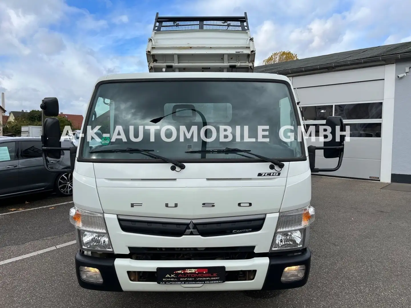 Fuso CANTER*KIPPER*WENIG KM*KISTE*BOX*RB-70 T*AHK* Weiß - 2