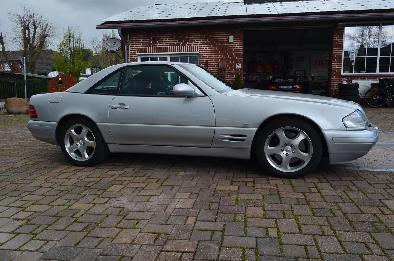 Mercedes-Benz SL 320 Deutsche Erstaususlief. Unfallfrei 2 Hd. Scheck Ezüst - 1