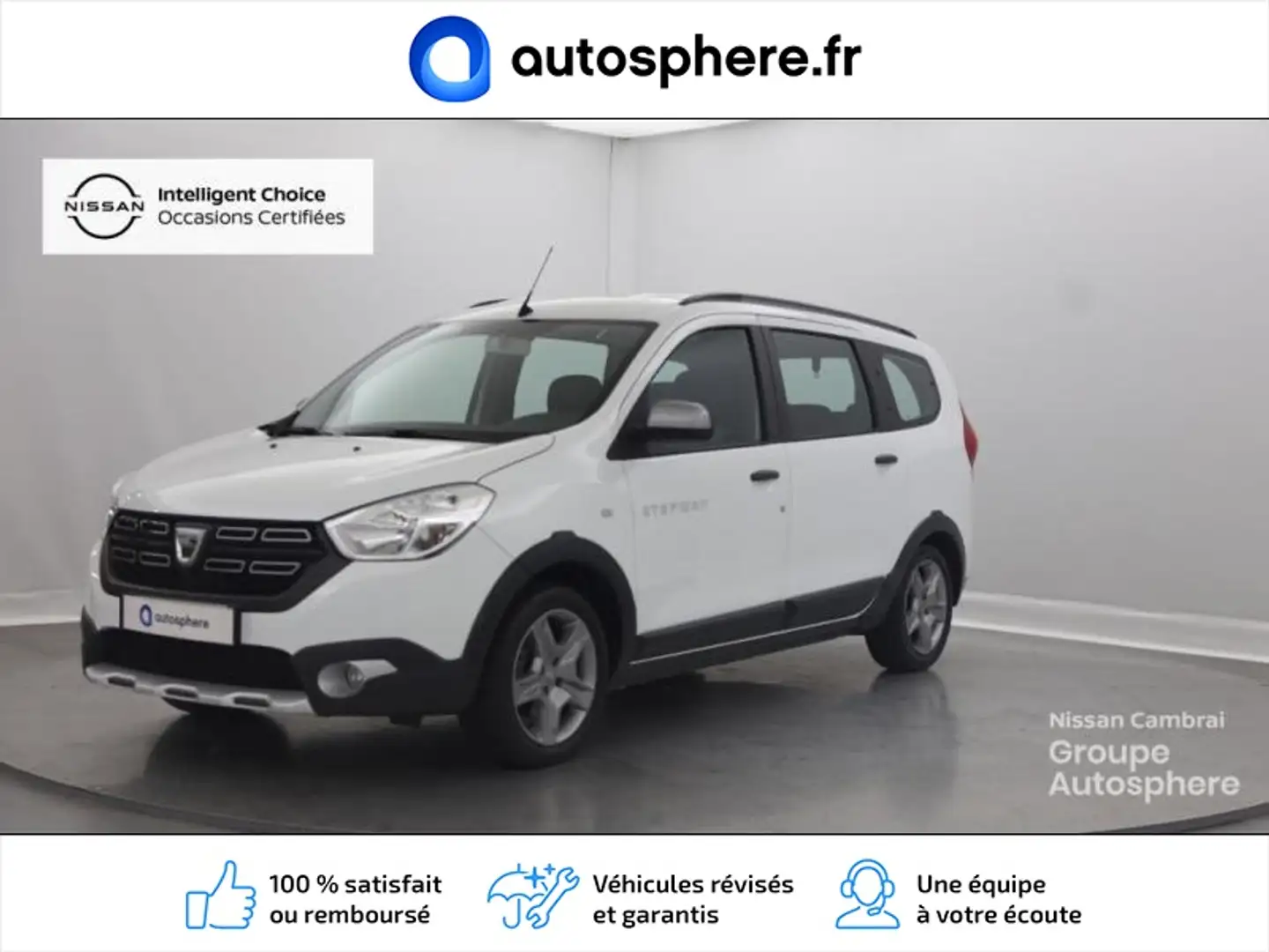 Dacia Lodgy 1.5 Blue dCi 115ch Stepway 7 places E6D-Full - 1