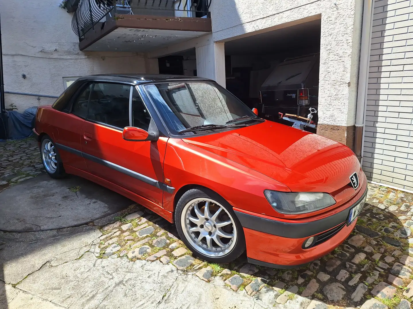 Peugeot 306 306 Cabriolet 2.0i 16V, clim,cuir,capote electr Rouge - 2