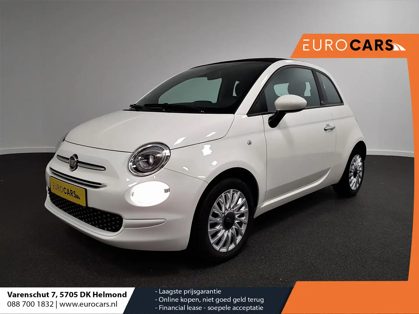 Fiat 500C 1.0 Hybrid Lounge | Navigatie | Climate control | Blanc - 1