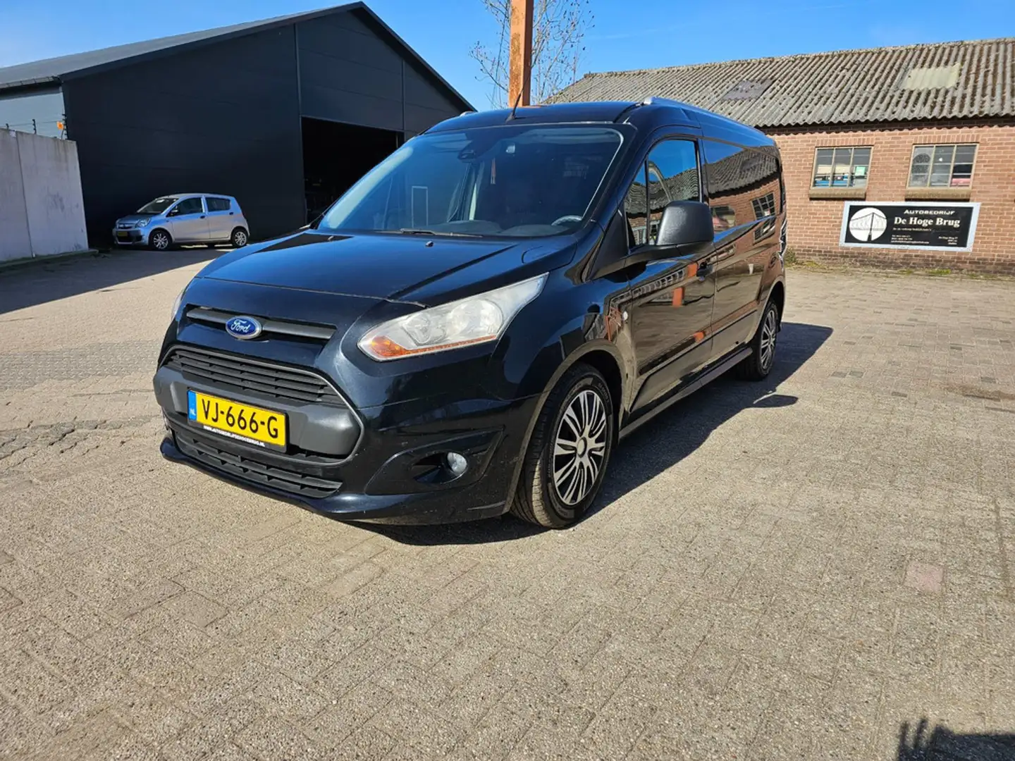 Ford Transit Connect 1.6 TDCI L2 Trend,3 Zitsplaatsen,Apk,Airco,Nap Zwart - 2