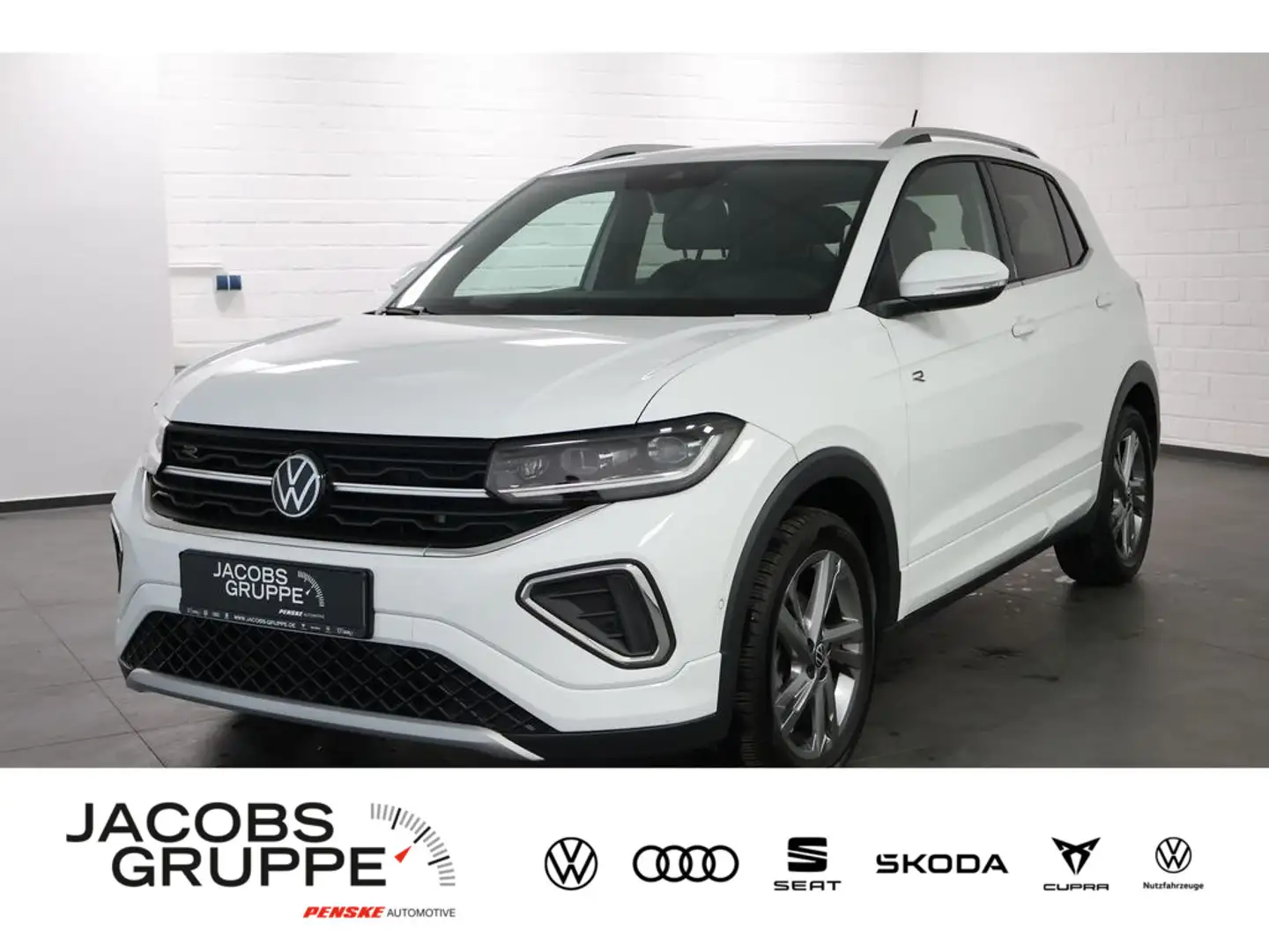 Volkswagen T-Cross 1.5 TSI R-Line DSG,Navi,Matrix,AHK Weiß - 1