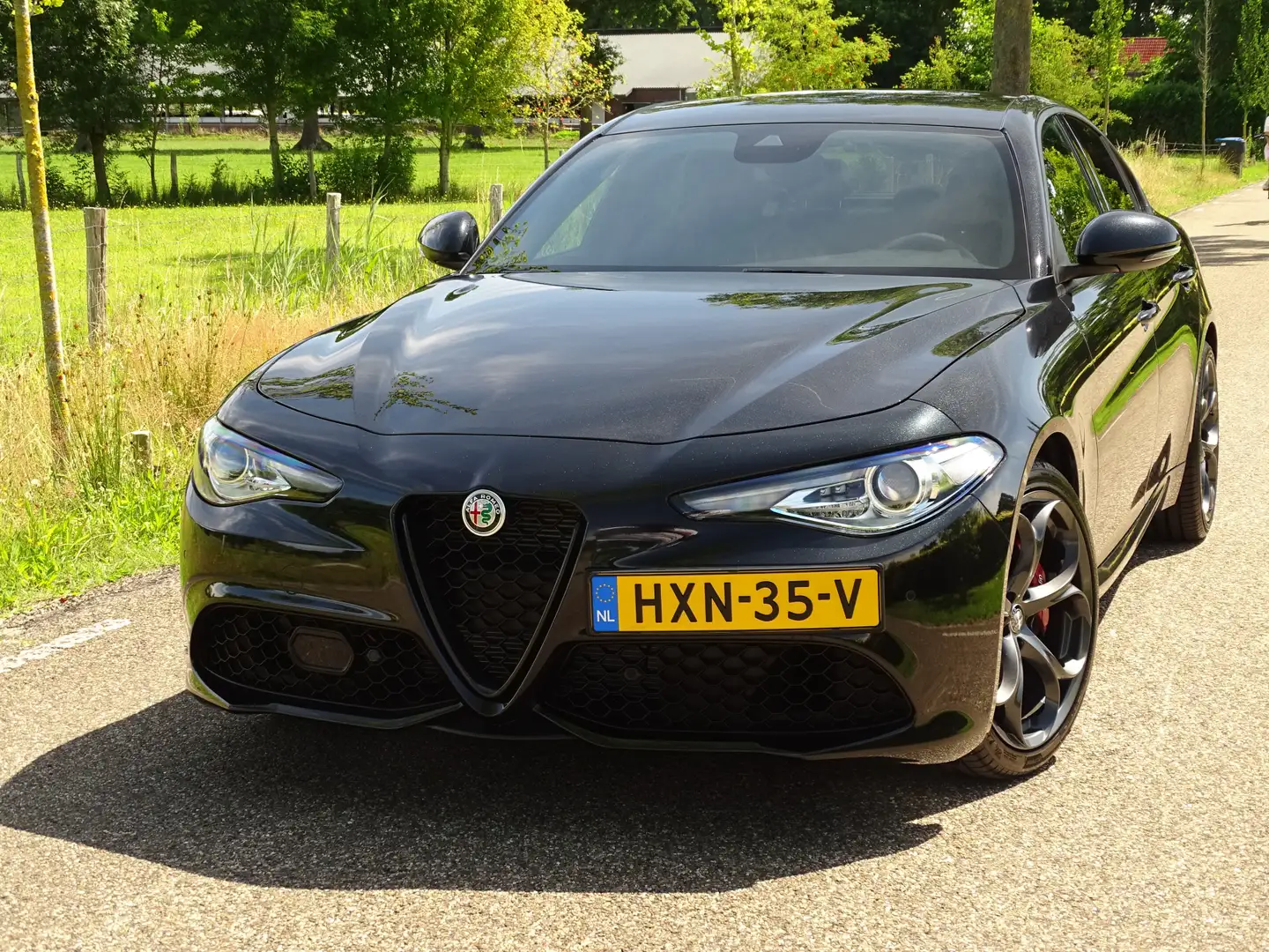 Alfa Romeo Giulia 2.0T Sprint | Veloce | Raggazzon | 310PK | Draadlo Zwart - 2