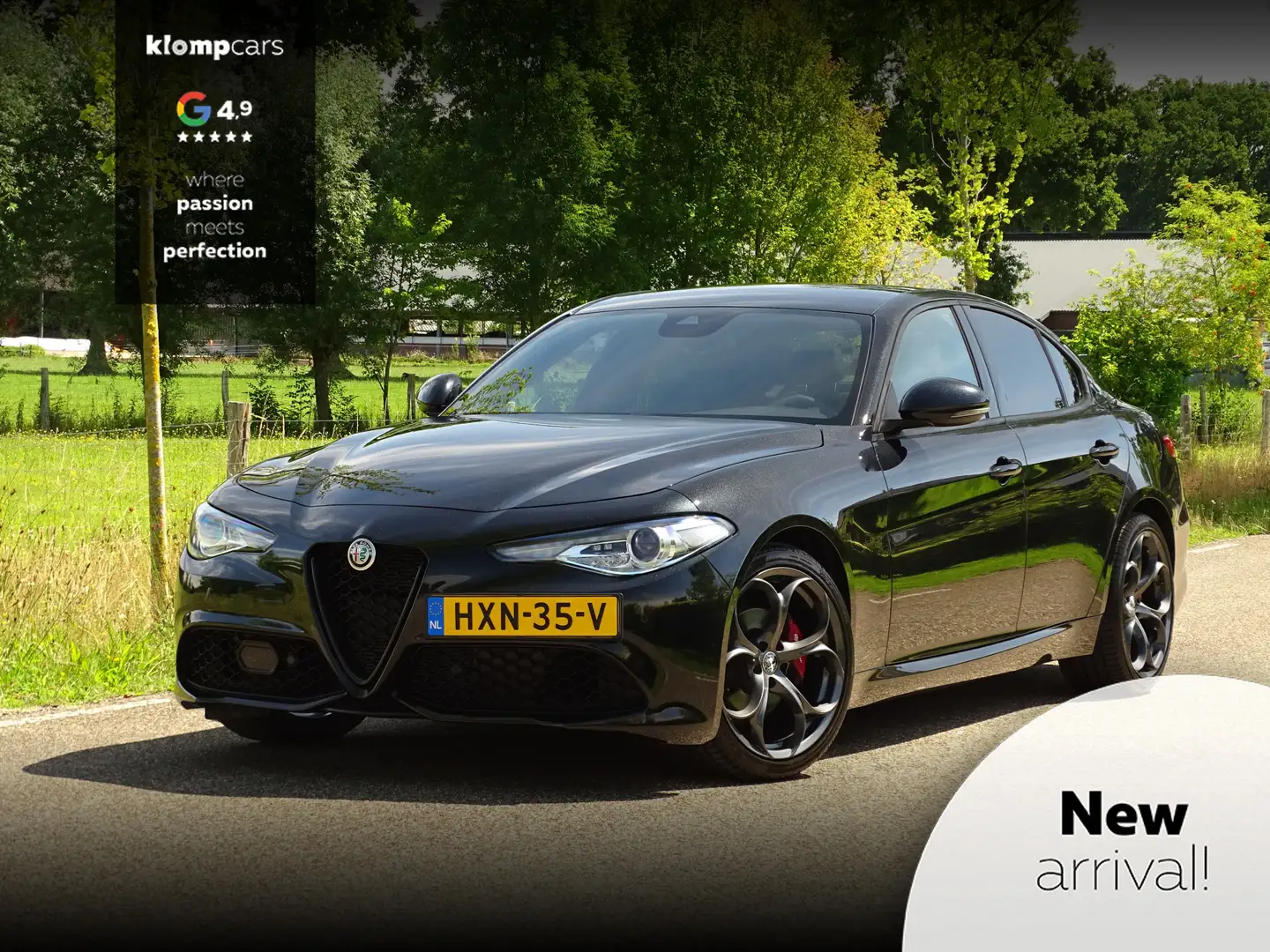 Alfa Romeo Giulia 2.0T Sprint | Veloce | Raggazzon | 310PK | Draadlo Zwart - 1