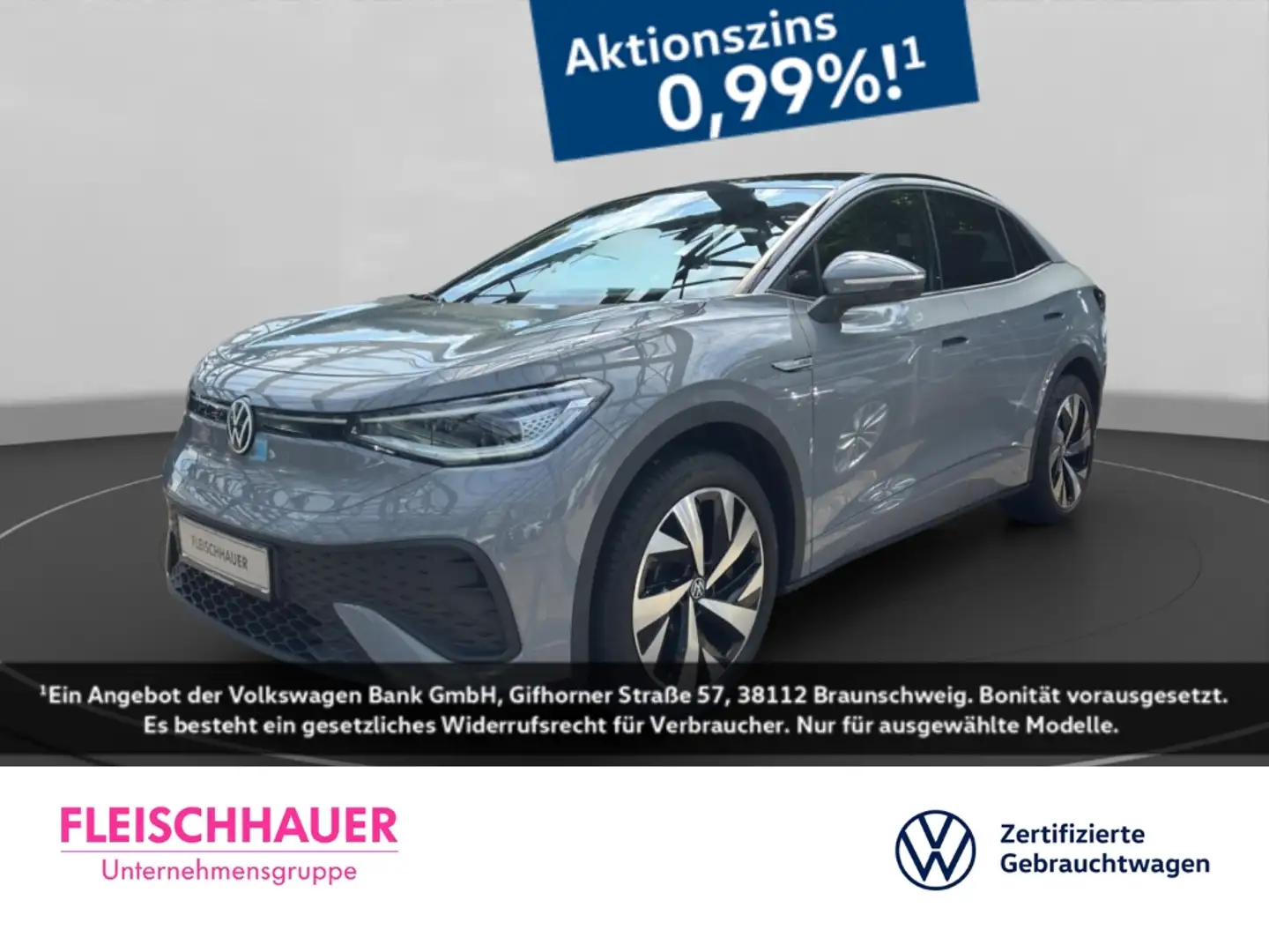 Volkswagen ID.5 82 kW Pro AHK Navi Matrix LED ACC Apple CarPlay Gris - 1
