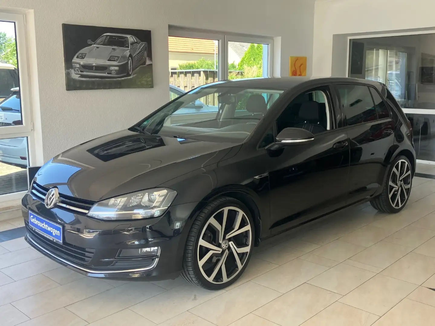 Volkswagen Golf 1.6 TDI BMT "Lounge" DSG Bi-Xenon Schwarz - 1