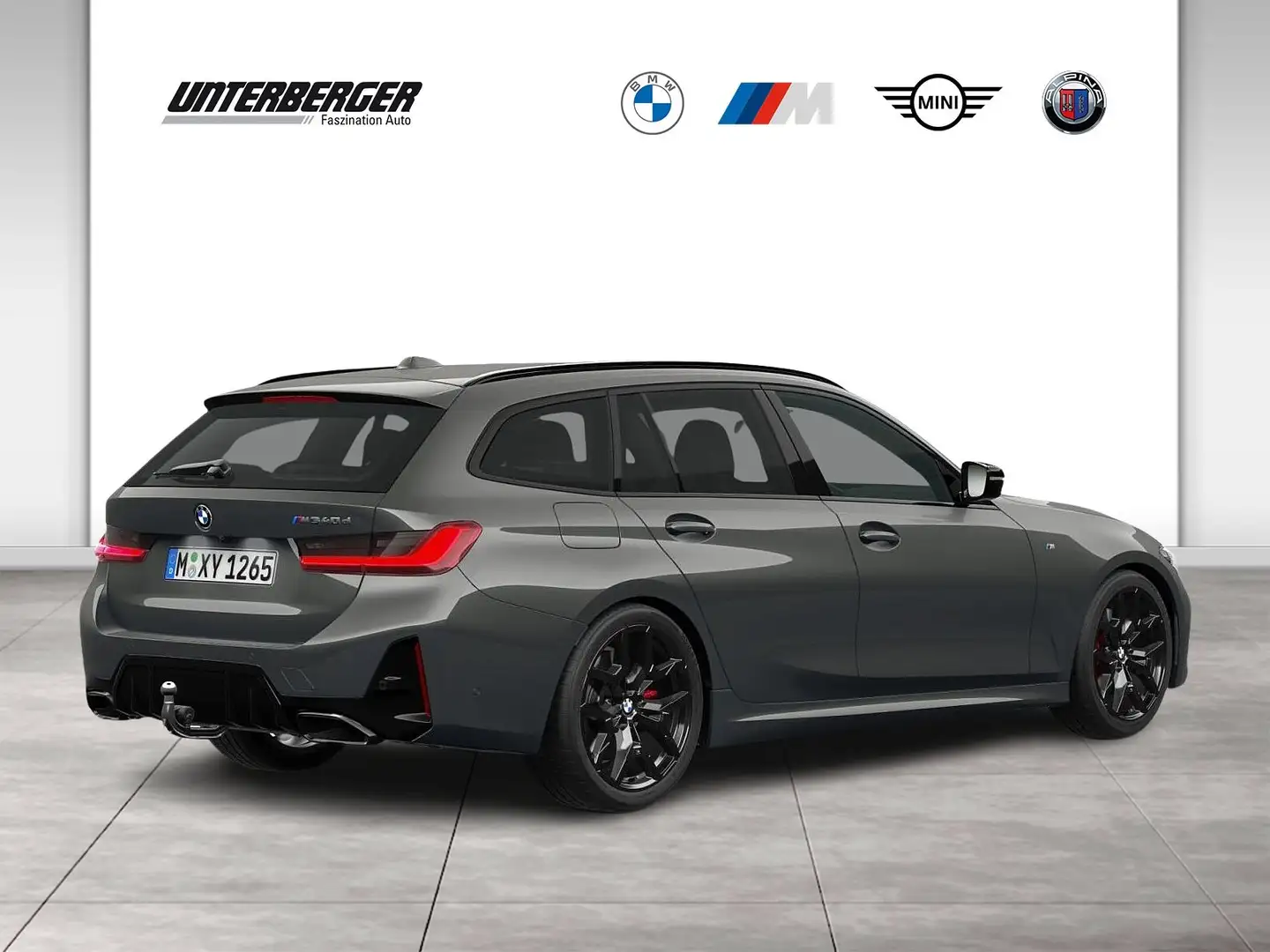 BMW 340 M340d xDrive Touring Facelift Standhzg AHK ACC Gris - 2