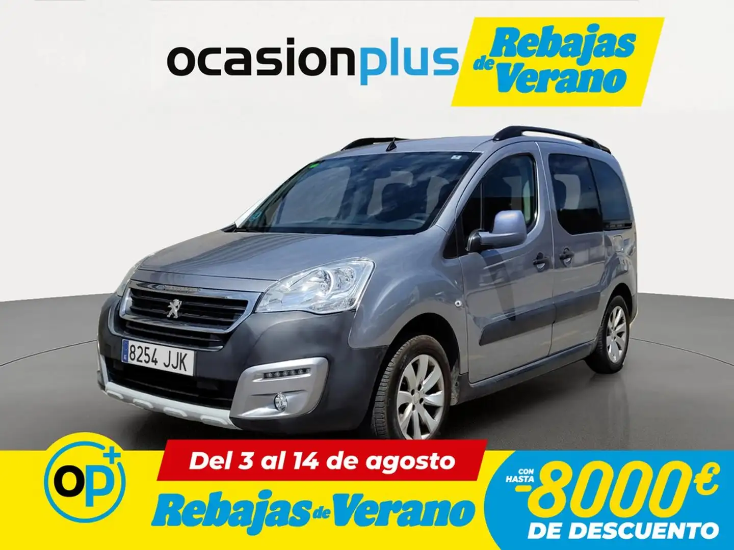 Peugeot Partner Tepee 1.6BlueHDI Outdoor 100 Gris - 1