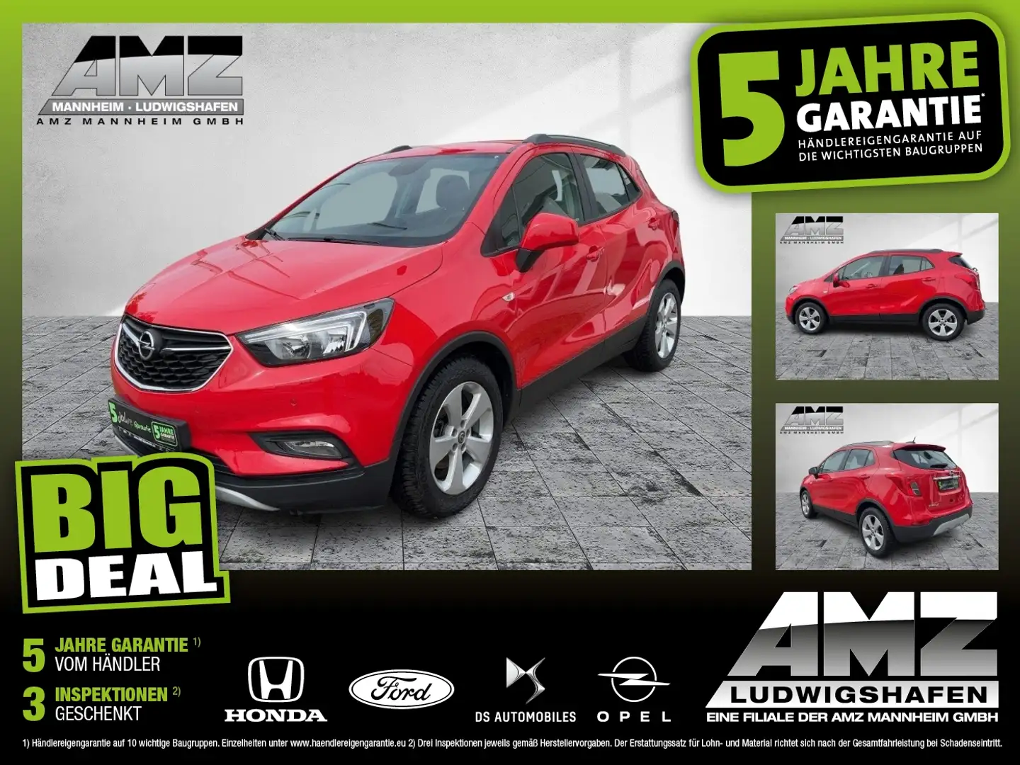 Opel Mokka X 1.4 Turbo Edition +FLA LM W-Paket PDC Rot - 1