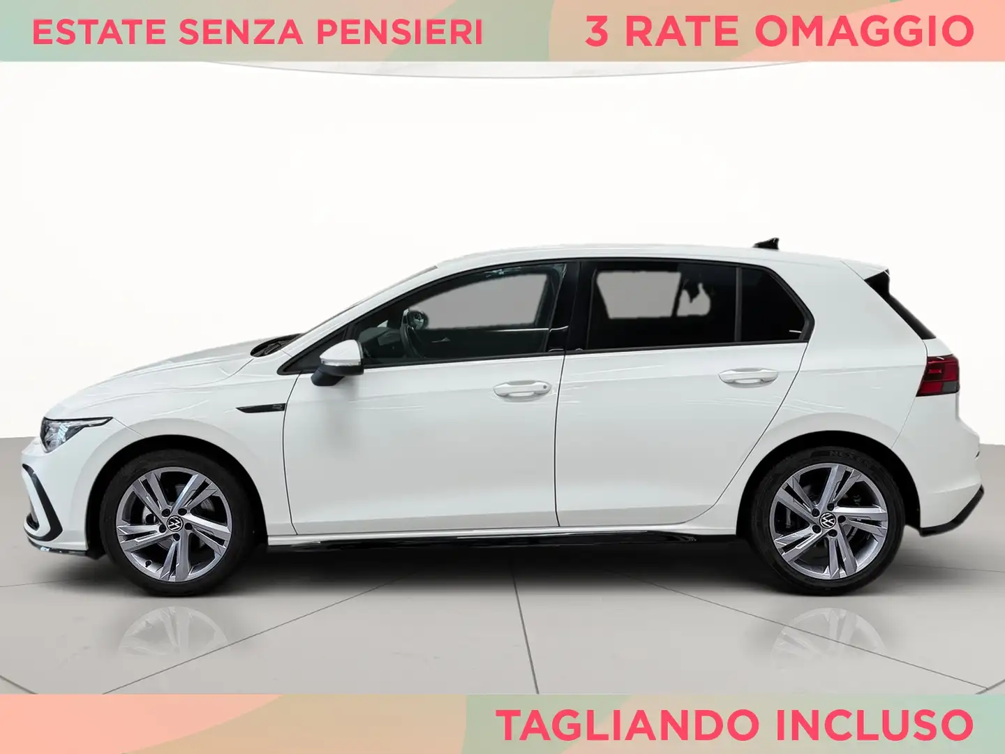 Volkswagen Golf 2.0 tdi r-line 150cv dsg Bianco - 2