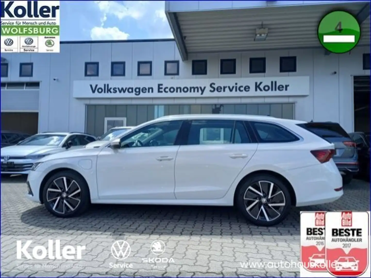 Skoda Octavia Octavia Combi 1.4 TSI IV DSG Style Navi eHK ACC Weiß - 2